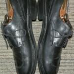 GENUINE HUGO BOSS ITALIAN BLACK LEATHER OXFORDS SIZE 11 M! MUST SEE! NO RESERVE!
