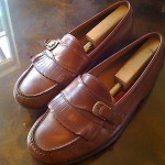“VINTAGE” GORGEOUS & CLEAN “RUST BUCKLE FRINGE LOAFER BY COLE HAAN SZ(D)AWESOME!