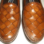 BRAGANO BY COLE HAAN Size 12 Brown All Leather Loafers Shoes