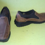 COLE HAAN COUNTRY NIKE AIR VENTED BROWN NUBUCK SLIP ON LOAFERS SZ 12M