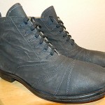 MENS DIESEL CASUAL-DRESS BOOTS “WASHED OUT” / DIESEL BLACK GOLD EDITION / SZ 10