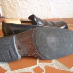 Cole Haan men’s  size 9 M black leather loafer Nike air sole Discounted!