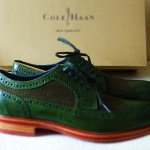 COLE HAAN “COOPER SQUARE”  LONGWING GREEN RETAL $ 298.00  NEW WITH BOX SIZE 11 M
