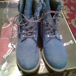 MEN’S 27002 NICE BLUE SUEDE TIMBERLAND BOOTS 761539 HIKING