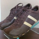Diesel men’s size 10 M Athletic tennis walking brown leather lace tie shoes  227
