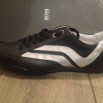 HUGO BOSS Mens Black Shoes Fashion Sneakers Size us8, uk7, eur41 – New In Box
