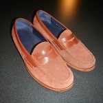 Cole Haan Pinch Penny Loafers Suede Rust 10D – Mens