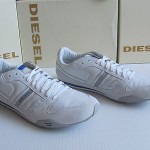 Diesel  Gunner White Sneakers. Size US 13  EU 47