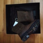 Mint COLE HAAN Nike Air Mosby Boots – Mens 8 – Brown Leather – $395