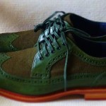 COLE HAAN “COOPER SQUARE”  LONGWING GREEN RETAL $ 298.00  NEW WITH BOX SIZE 11 M