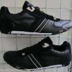 DIESEL LOOP BRAVE HEART BLACK/BLACK LEATHER 8034068443501 MEN WALKING SHOES 8.5