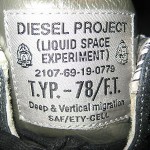 Men’s Silver DIESEL “Deep” Sneakers size 9 9.5 VERY RARE!! LIKENEW!! Shoes