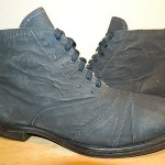 MENS DIESEL CASUAL-DRESS BOOTS “WASHED OUT” / DIESEL BLACK GOLD EDITION / SZ 10