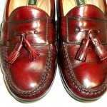 COLE HAAN 10.5D MENS LEATHER TASSEL LOAFER SLIP ON SHOE CORDOVAN EXCELLENT COND