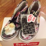 SUPREME X VANS  POWER CORRUPTION Floral camo 2013s/s