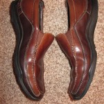 COLE HAAN BROWN CASUAL LOAFER SHOES SIZE 9W