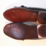 COLE HAAN ~ Leather Pinch Buckle Black Business Casual Men’s Shoe ~ Size 9 D