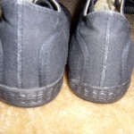 NWOB Mens DIESEL black canvas sneakers shoes size 13