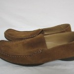 Hugo Boss Camel Brown Suede Loafer Sz 10 