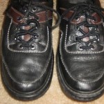 Mens Clarks air cushion sz 12 black brown comfort oxford mules walking shoes