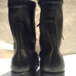 ~~LQQK~~ TIMBERLAND Steel Toe  Black Leather Boots   *WOW*