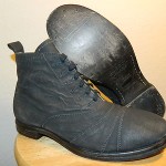 MENS DIESEL CASUAL-DRESS BOOTS “WASHED OUT” / DIESEL BLACK GOLD EDITION / SZ 10
