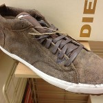 Diesel Midday Men’s Leather High Hi Top Fashion Sneakers Lace Up Shoes