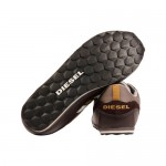 Diesel Mens Gunner Y00326 PS873 H4415 Brown Lace Up Fashion Sneakers Shoes