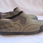 DIESEL GREEN SUEDE SLIP ON LOAFERS  SIZE US 12 MED  45 EU