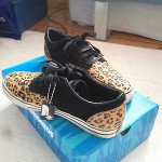 THE HUNDREDS BORGORE – Johnson Low/Leopard “Vans” *SIZE 10,5*