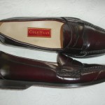 COLE HAAN City Burgundy Leather Penny Loafers 11.5 B