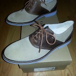 COLE HAAN Air Franklin Saddle Shoes – Milkshake Suede – Brand New in Box BNIB