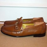 COLE HAAN MEN’S SADDLE TAN HORSE BIT LOAFERS, SIZE 11 1/2 M, EUC