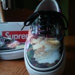 SUPREME x VANS era size 9 US Floral shoes S/S2013 Power Corruption Lies PCL BNIB