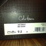 Cole Haan Air Grant Red Suede size 9.5
