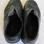 Diesel Fulkon Black Pebbled Leather Slip on Casual Walking Shoes – Men’s 10