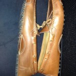 COLE HAAN 10 D brown leather slip on moccasin GUNNISON driving loafer shoe $138
