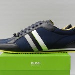 Hugo BOSS Casual  ‘Victoire Neo’ | Leather Lace-Up Sneaker   New With Box