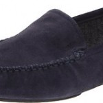 Hugo Boss Mens Remor Blue Suede Slip-On Loafers Slippers House Shoes HOT DEAL.
