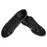 HUGO BOSS Mens Black Shoes Fashion Sneakers, SILTOR by BOSS Orange, New In Box