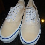 Vintage Vans canvas tennis shoes 70s 80s made in USA men’s 7.5 women’s 9.5