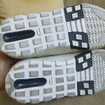 DIESEL I`M PRESSION SLIP MENS WHITE LEATHER SNAKERS, SIZE 11M