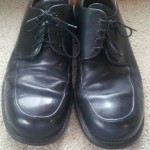 COLE HAAN CITY Black Leather Lace Up Loafer Shoes Mens Size 10 D