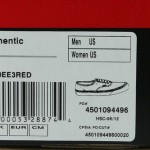 Vans Authentic VN-0EE3RED Red White Canvas Shoes Men