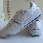 Diesel  Gunner White Sneakers. Size US 13  EU 47