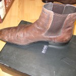 Hugo BOSS Dress Boots Brown size 13 BEAUTIFUL