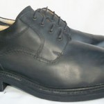 Clarks Mens “JAREK” black leather oxfords Sz 10 M