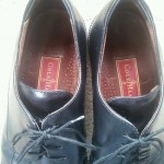 COLE HAAN CITY Black Leather Lace Up Loafer Shoes Mens Size 10 D