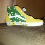 Vans x undefeated sk8 hi size 13