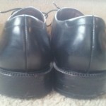 COLE HAAN CITY Black Leather Lace Up Loafer Shoes Mens Size 10 D